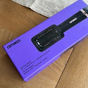 AMIKA Double Agent 2-in-1 Straightening Blow Dryer Brush